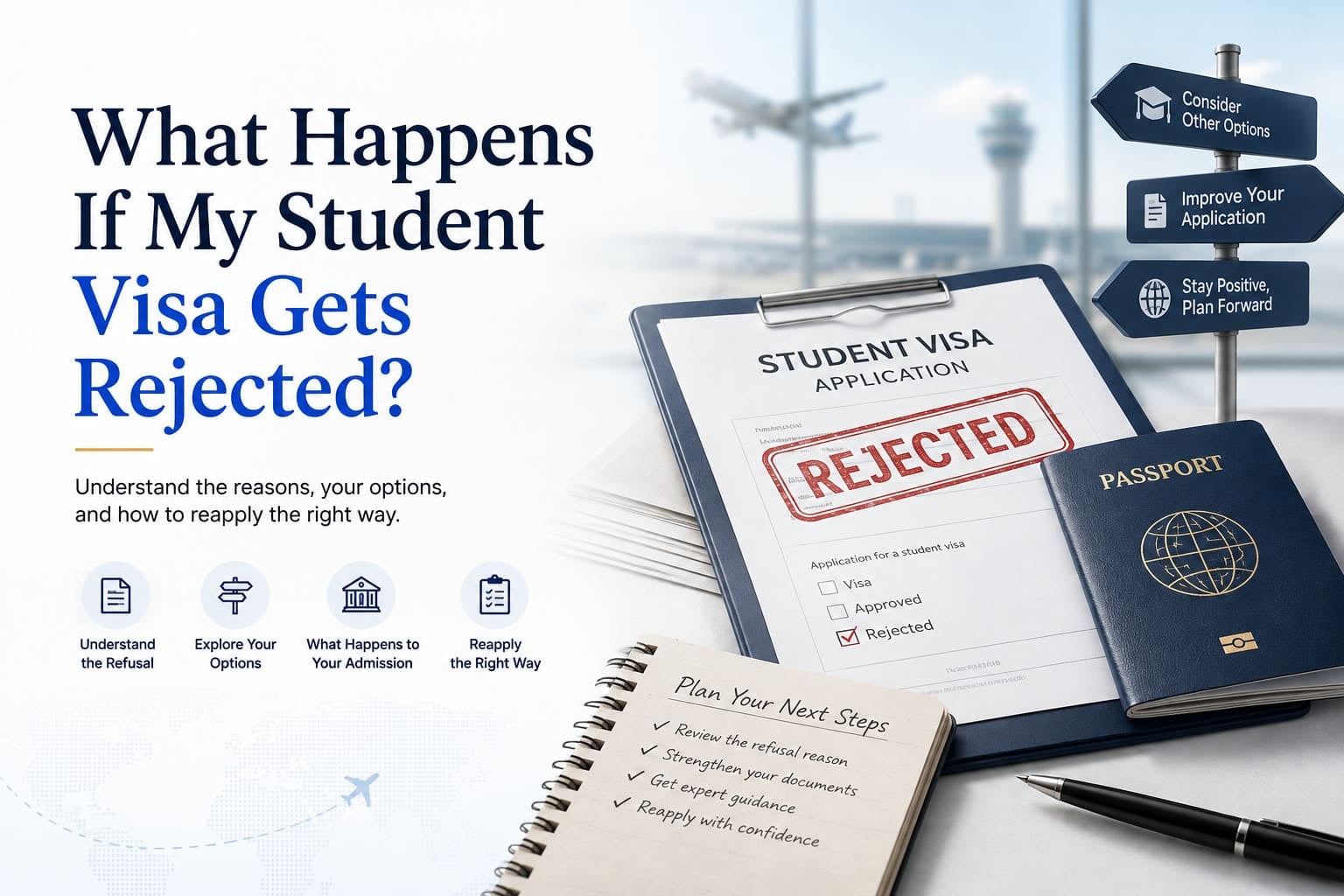 What Happens If My Student Visa Gets Rejected?